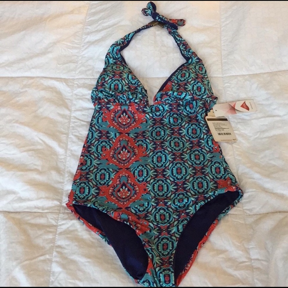 SAHA juno reversible, mint blue red geometrical - Picture 3 of 8